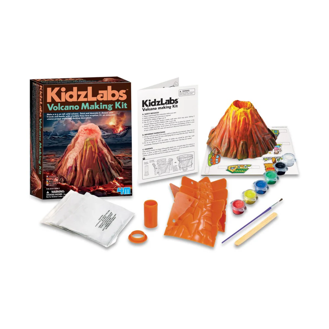 4M Toys Volcano Making Kit – create your own volcano and watch it erupt with the 4M KidzLabs Volcano Making Kit