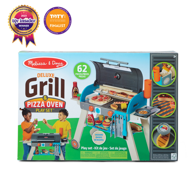 Deluxe Grill & Pizza Oven Play Set