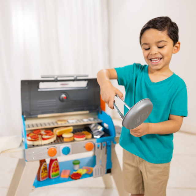 Deluxe Grill & Pizza Oven Play Set