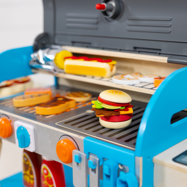 Deluxe Grill & Pizza Oven Play Set