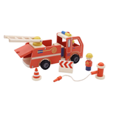 Wooden Fire Engine Playset