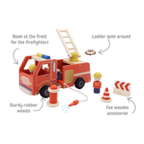 Wooden Fire Engine Playset