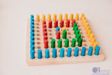 Wooden Peg Board