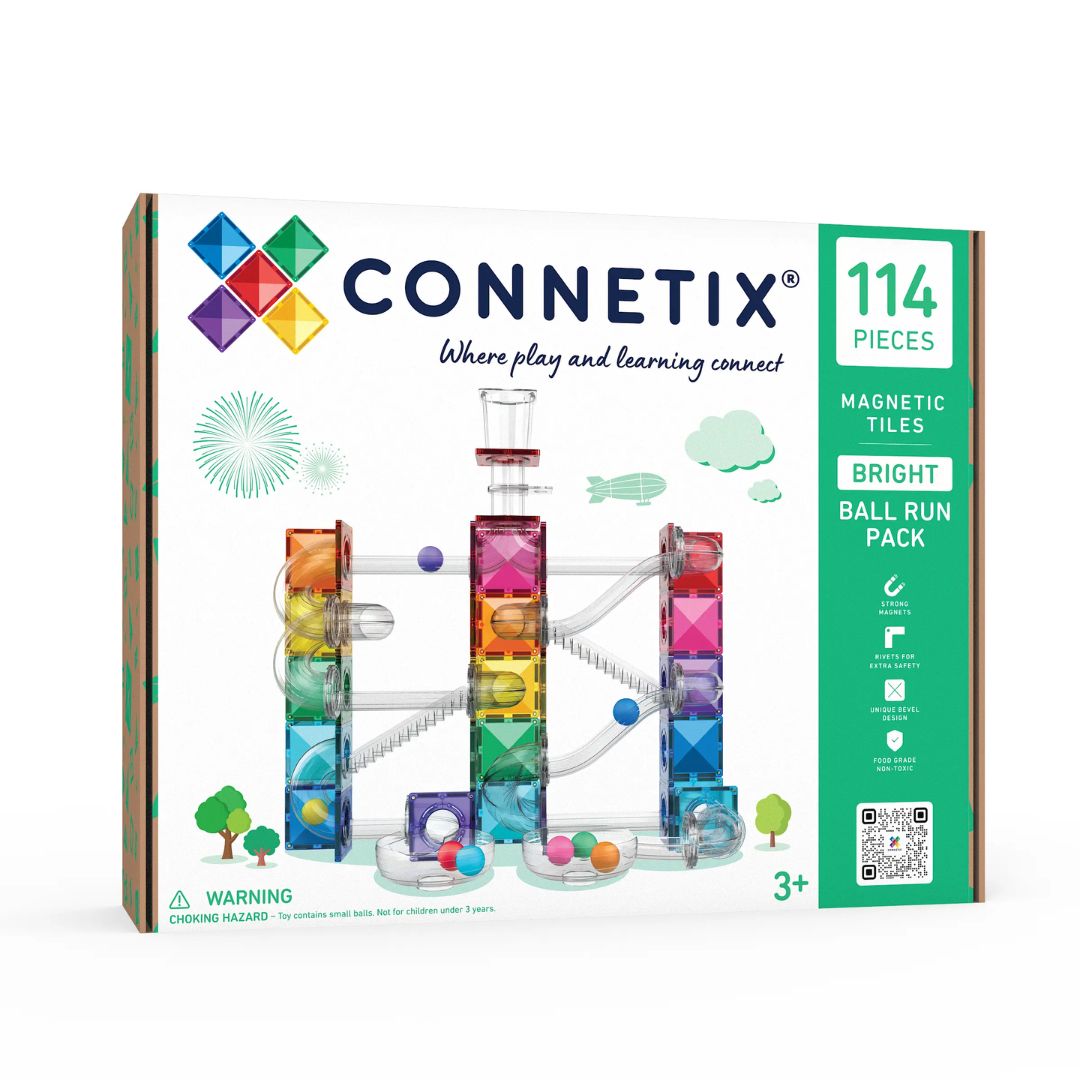 Connetix 316 pc Mega Ball Run Bundle from another angle