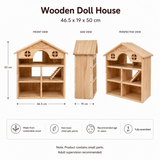 Classic Wooden Dollhouse