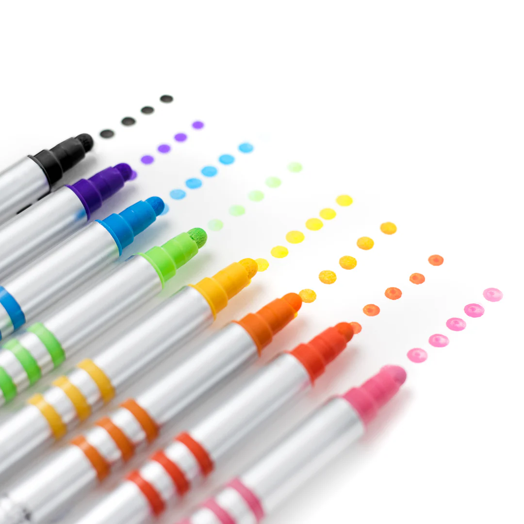 Close-up detail of the Dual-Tip Paint Pens