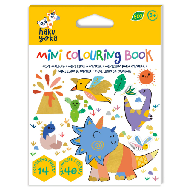 Mini Colouring Book - Dino