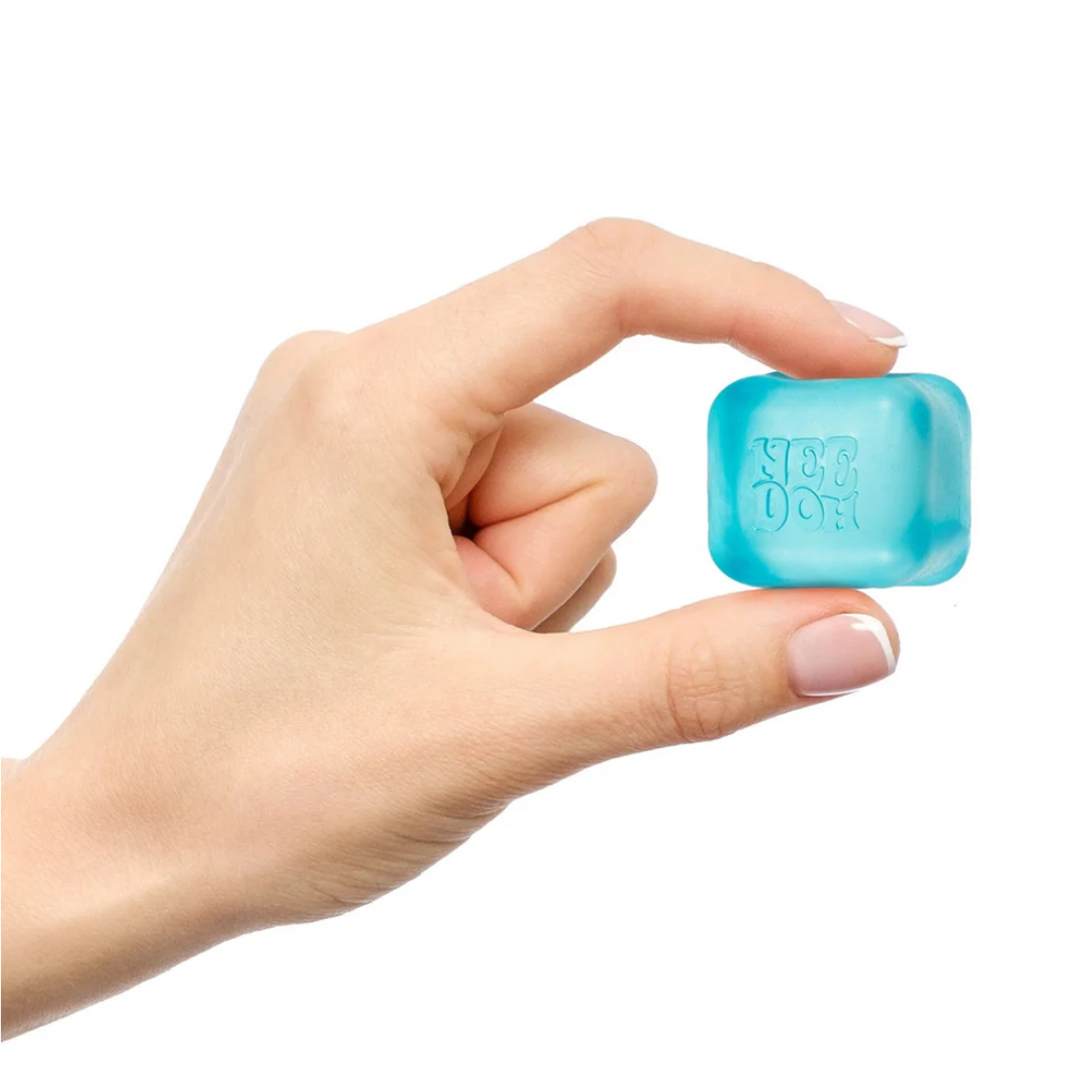 Close-up detail of the Nice Ice Baby Teenie NeeDoh sensory fidget toy