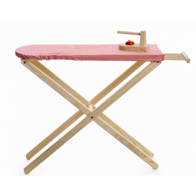 Ironing Board With Iron and Cover
