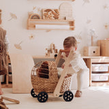 Qtoys Water Hyacinth Doll Pram and Walker – view 1