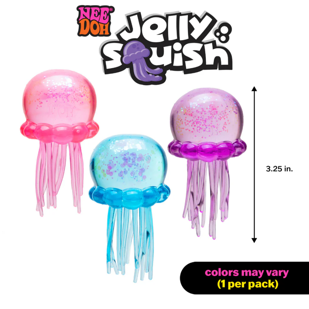 Close-up detail of the Jelly Squish NeeDoh sensory fidget toy