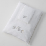 Little Critters Bath Towel & Face Washer in Organza Bag