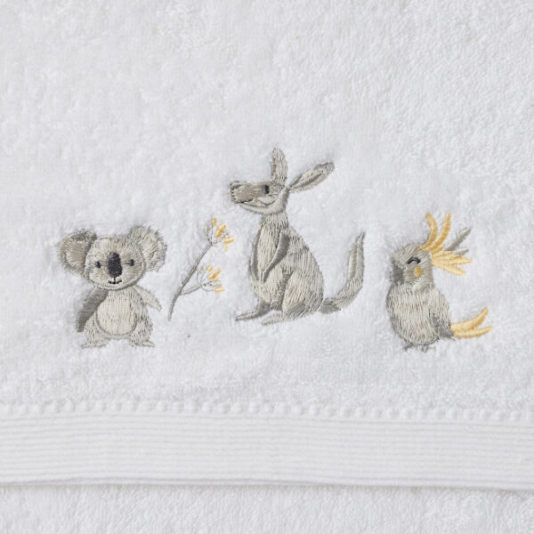 Little Critters Bath Towel & Face Washer in Organza Bag