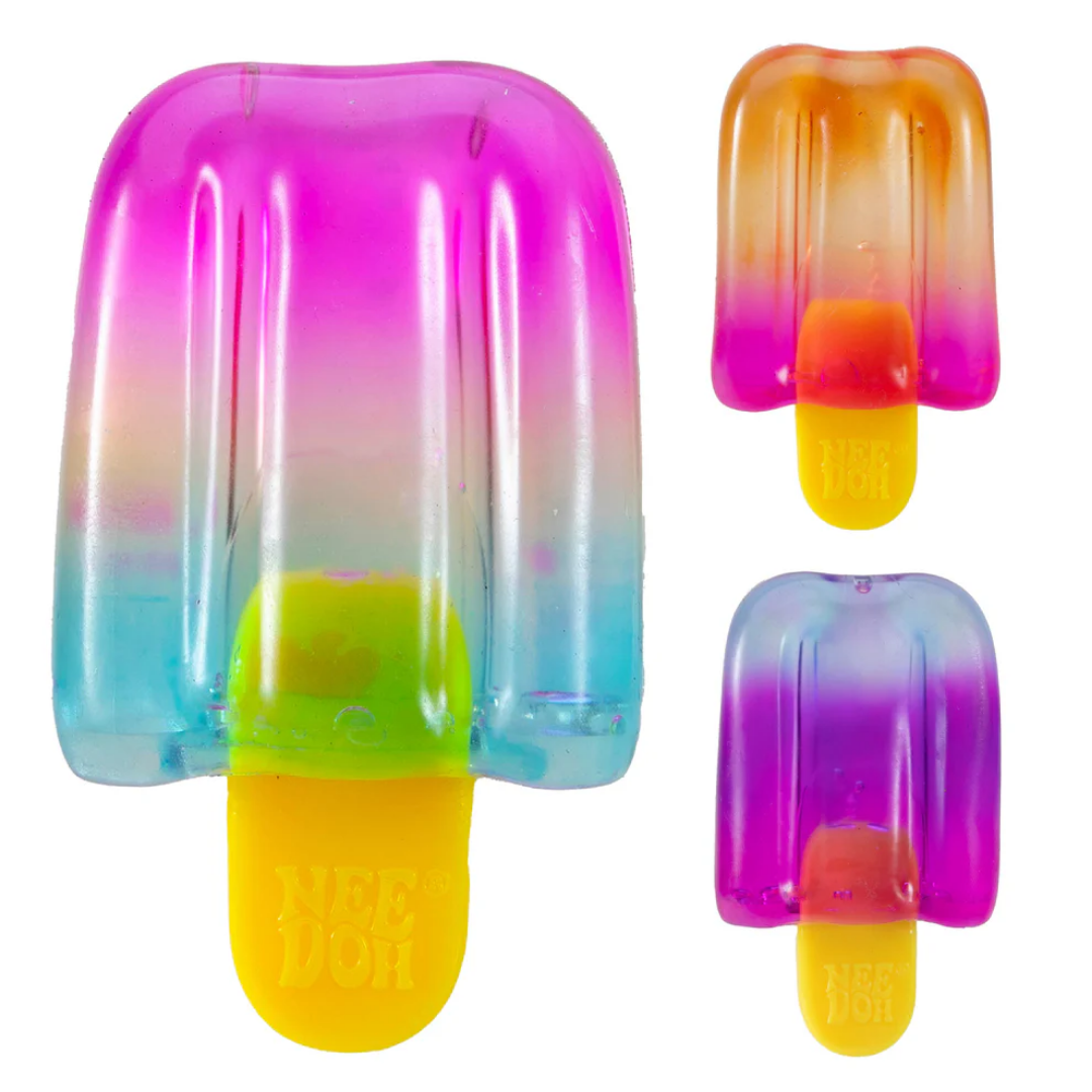 Close-up detail of the Nice-sickle NeeDoh sensory fidget toy