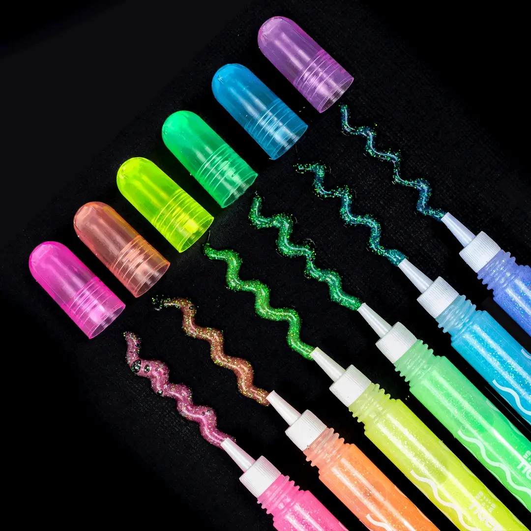 Close-up detail of the Glow Pens