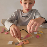 Wooden Hexagon & Pentomino Brainteaser Puzzle
