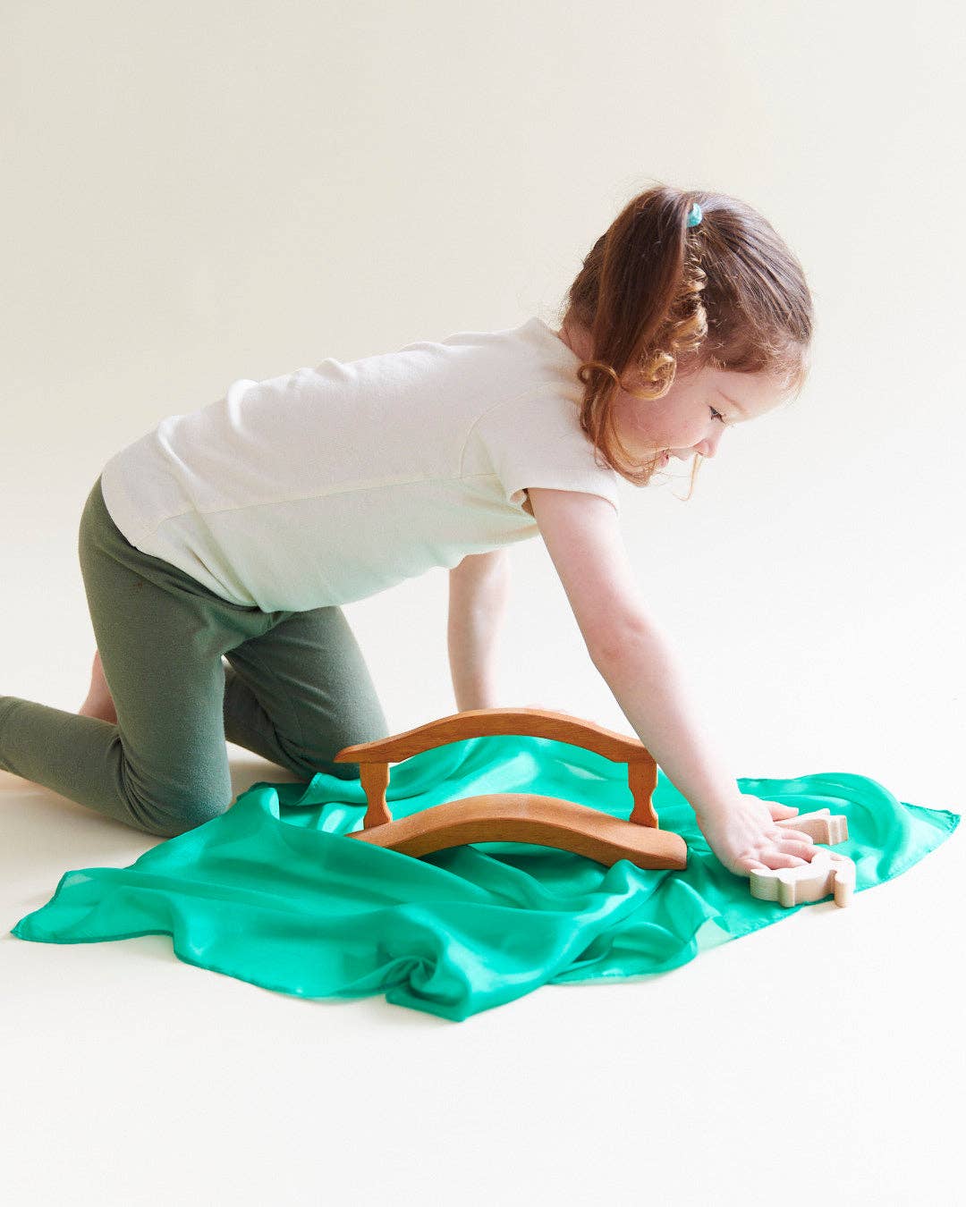 Mini Solid Color Playsilks: Sky