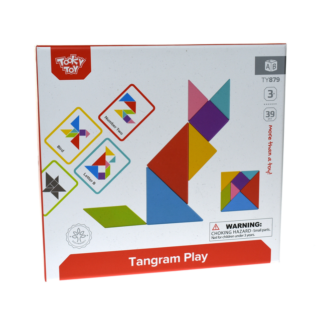 Tangram Play Wooden Brainteaser Puzzle