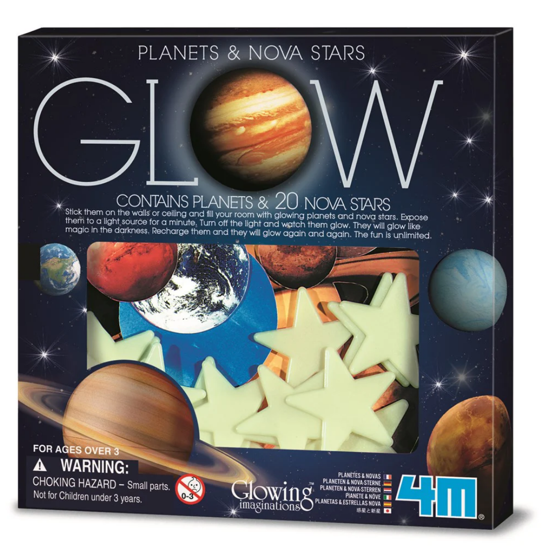 4M Toys Glow Planets and Nova Stars Box Set for children