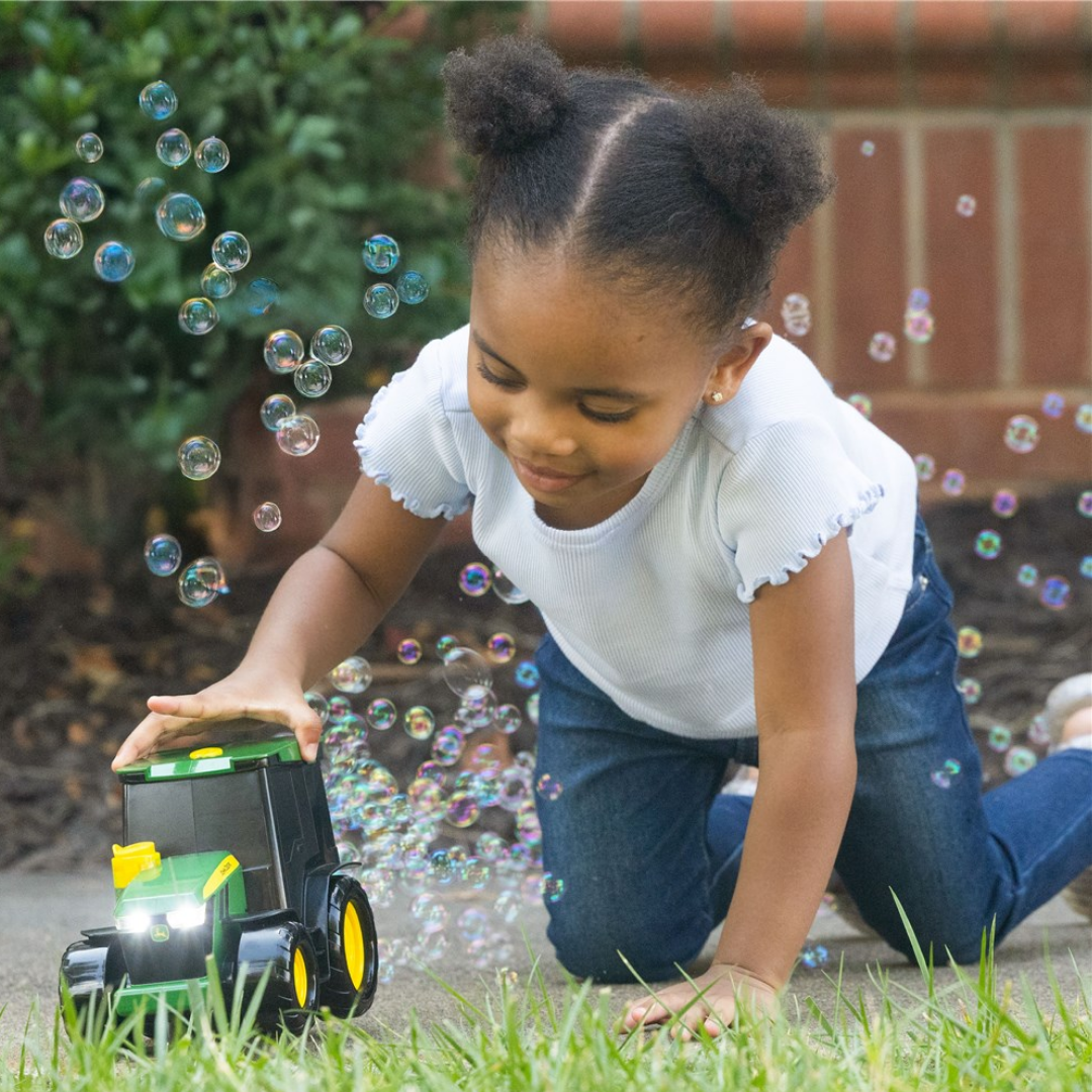 John Deere Bubble 'N' Go Tractor