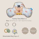 Bear Tummy Time Pillow