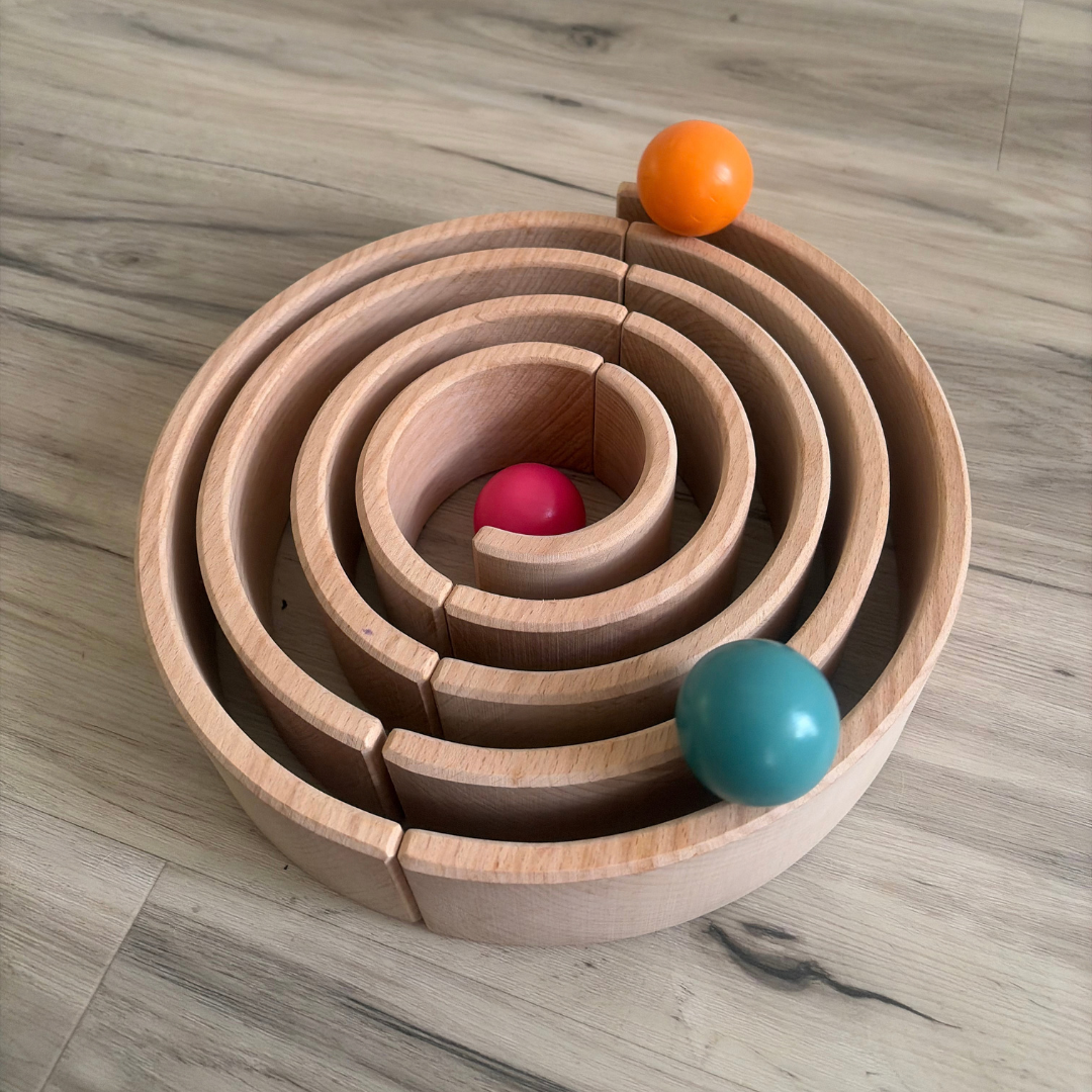 My Happy Helpers Natural Wooden Rainbow Stacker