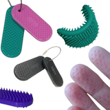 Spikeyring with Dual Pads - Purple & Pink