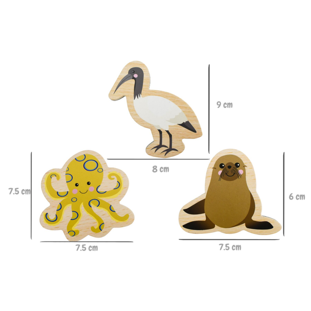 Fridge Magnets Australian Sea Animals