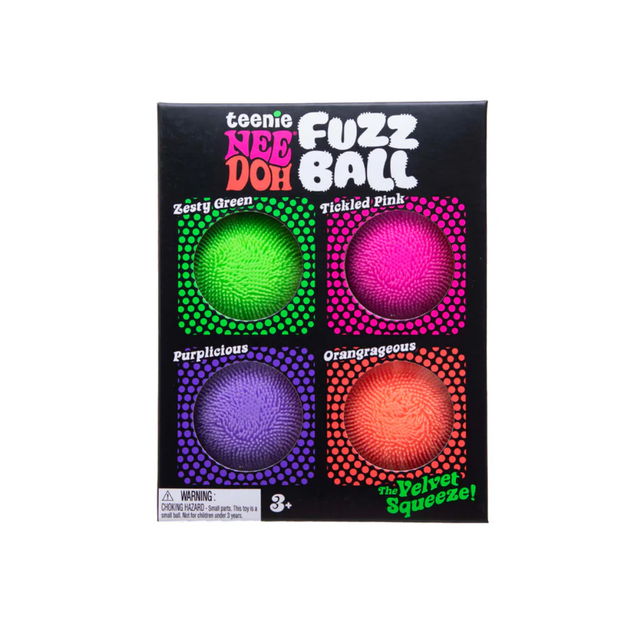 Fuzz Ball Teenie (4 Pack) NeeDoh - December Pre Order