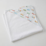 Trucking Along Jersey Hooded Towel