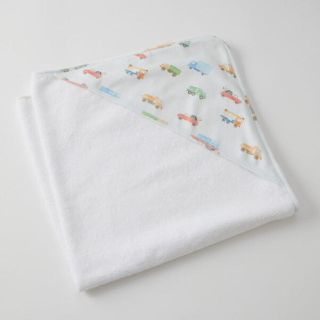 Trucking Along Jersey Hooded Towel