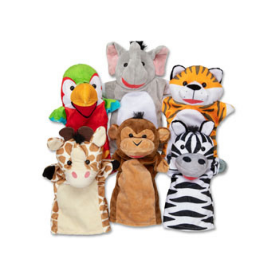 Safari Puppet Set