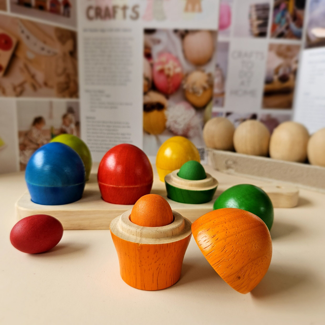 Sorting Egg Cups - Set of 6