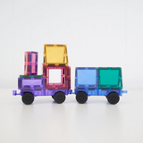 Every piece included in the Connetix Pastel Motion Pack 26 pc