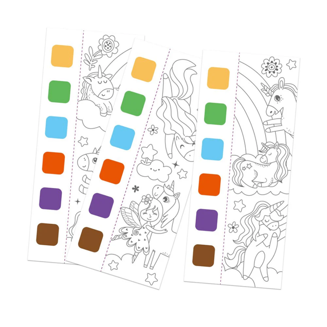 Pocket Watercolour Painting Book - Unicorns