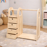 Montessori Wardrobe with Drawers