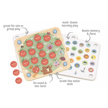 My Forest Friends Apple Memory Matching Game