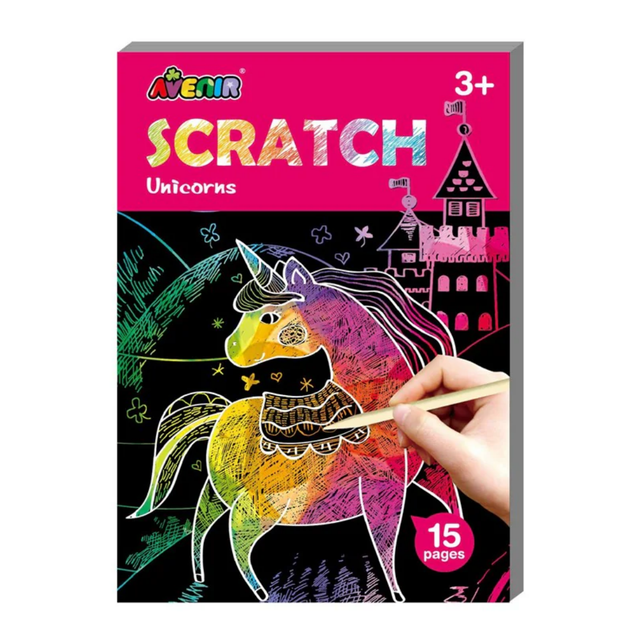 Mini Scratch Book - Unicorns