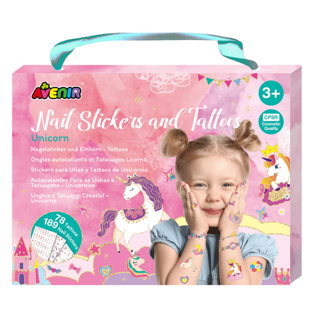 Nail Stickers and Tattoos - Unicorns