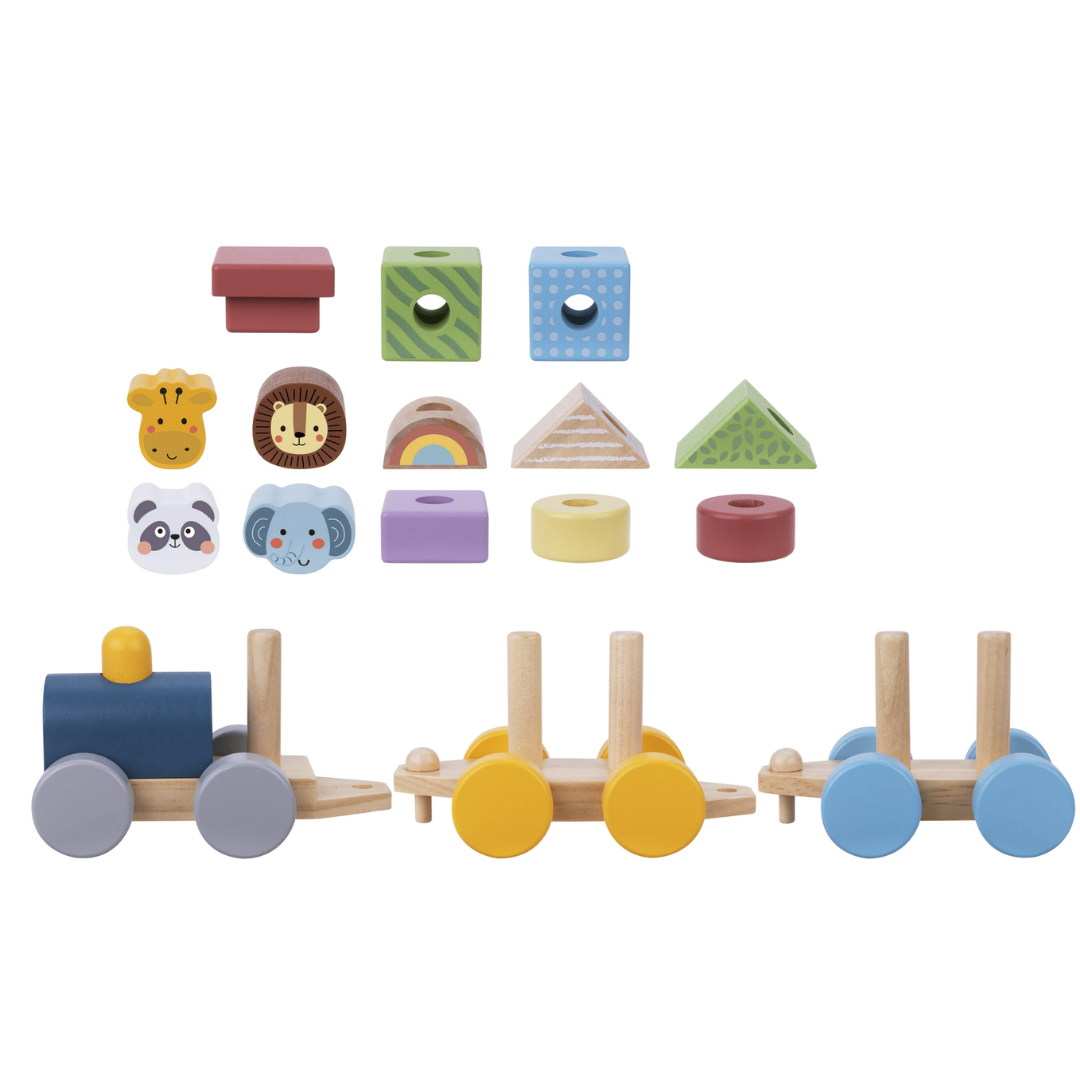 My Forest Friends Stacking Animals Train