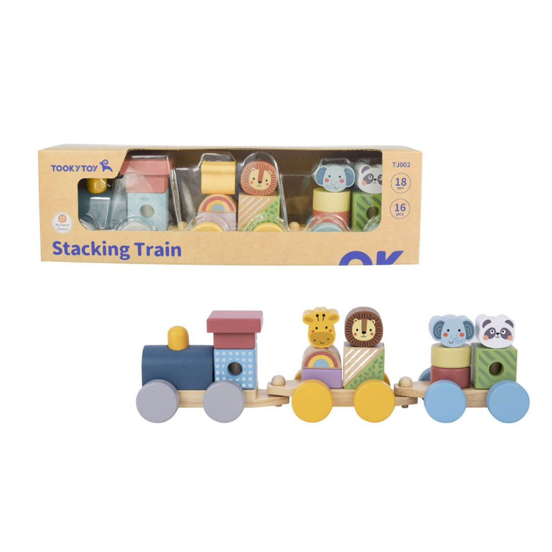 My Forest Friends Stacking Animals Train