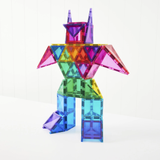 Every piece included in the Connetix Bright Creative Pack 104 pc