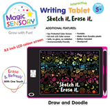 Interactive LCD Writing Tablet - Pink Unicorn (USB Rechargeable)