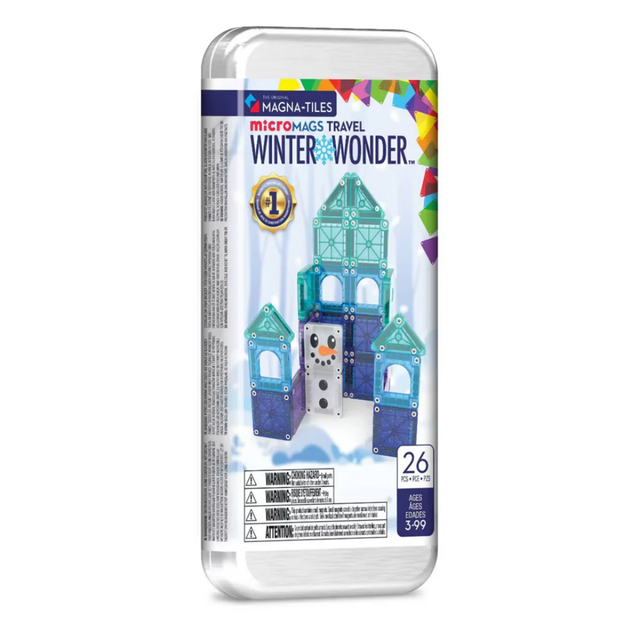 MAGNA-TILES®  microMAGS - Winter Wonder 26-Piece Travel Set