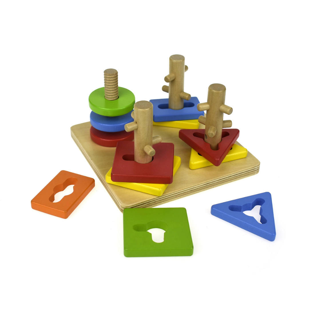 Wooden Rotating Shape Sorter