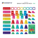 Connetix Bright Creative Pack 104 pc magnetic tiles (image 8)