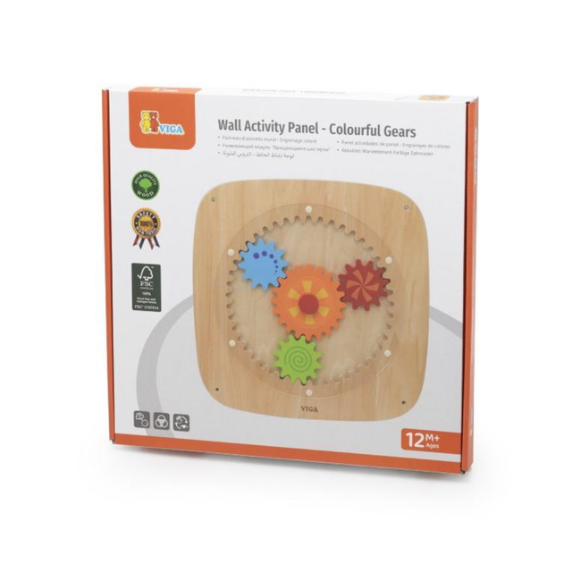 Wall Panel - Colourful Gears