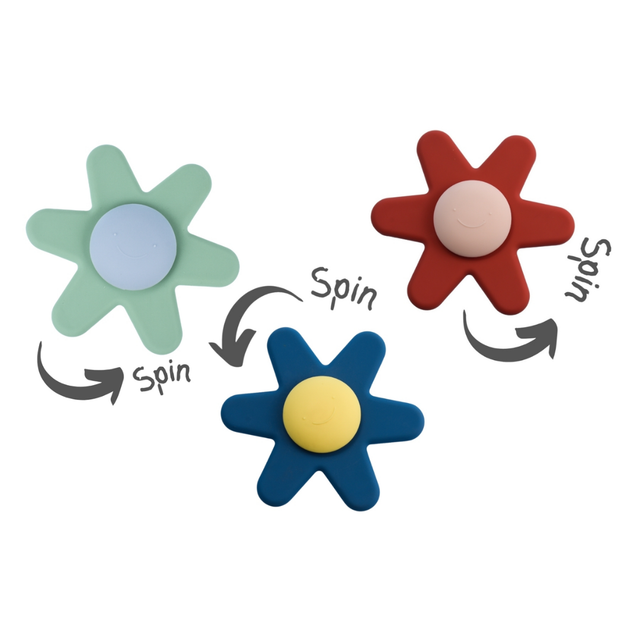 Silicone Daisy Spinner - Assorted