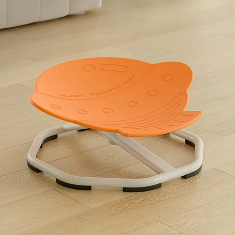 Sensory Spinning Chair - Orange Space Ship