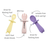 Silicone Animal Sensory Spoons - Assorted